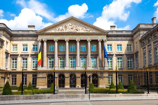 Palace of the Nation in Brussels (French: Palais de la Nation; Dutch: Paleis der Natie) - seat of the Belgian Federal Parliament
