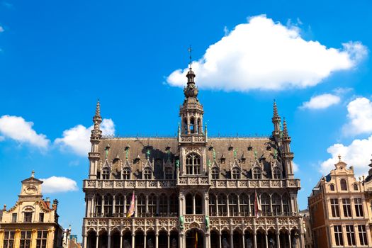Grand Place in Brussels with the King's House (Maison du roi / Broodhuis)