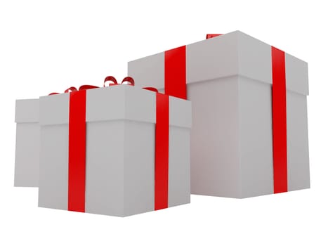 High resolution image. 3d illustration. Gift for a holiday.