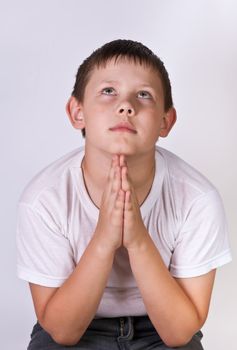 Portrait of emotionally kid. Funny little boy. Beautiful caucasian model.