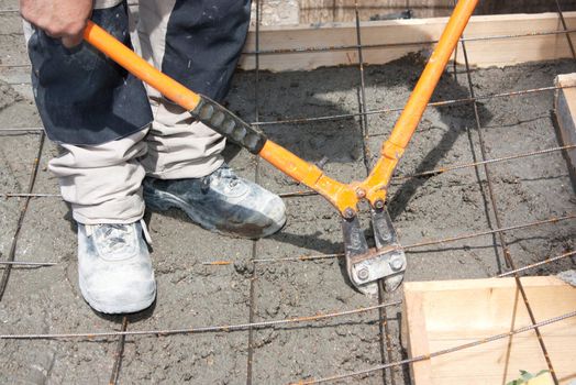 Construction of a cement screed