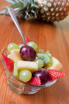 fruit salad with vitamins good for health