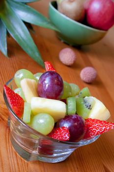 fruit salad with vitamins good for health