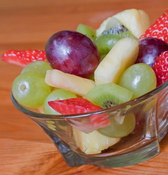 fruit salad with vitamins good for health