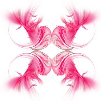 Abstract Symmetrical Fractal Background