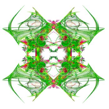 Abstract Symmetrical Fractal Background