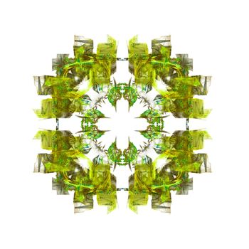 Abstract Symmetrical Fractal Background