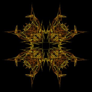 Abstract Symmetrical Fractal Background