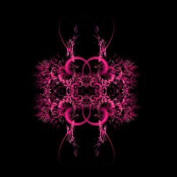 Abstract Symmetrical Fractal Background