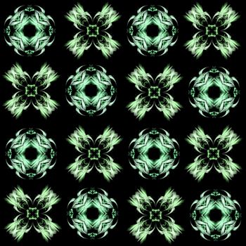 Abstract Symmetrical Fractal Background