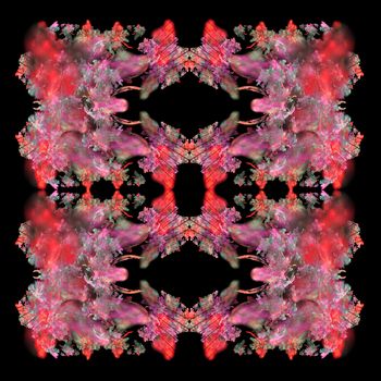 Abstract Symmetrical Fractal Background