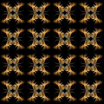 Abstract Symmetrical Fractal Background