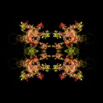 Abstract Symmetrical Fractal Background