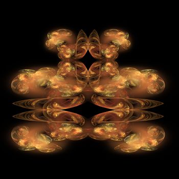 Abstract Symmetrical Fractal Background