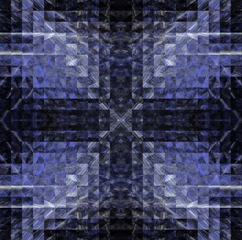 Abstract Symmetrical Fractal Background