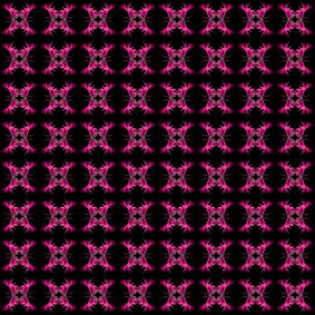 Abstract Symmetrical Fractal Background