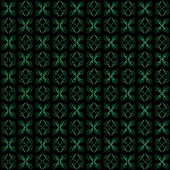 Abstract Symmetrical Fractal Background