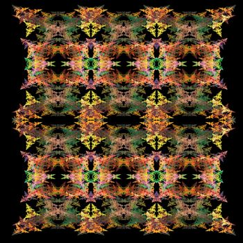 Abstract Symmetrical Fractal Background