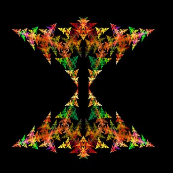 Abstract Symmetrical Fractal Background