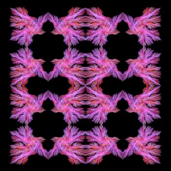 Abstract Symmetrical Fractal Background