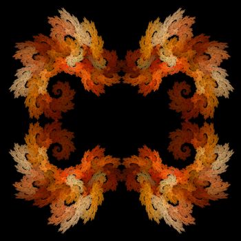 Abstract Symmetrical Fractal Background