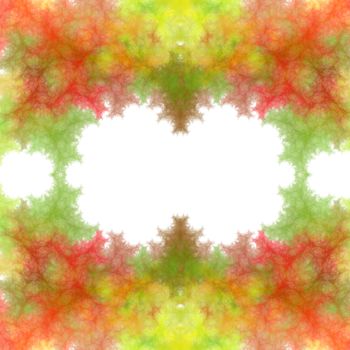 Abstract Symmetrical Fractal Background