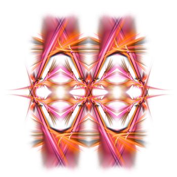 Abstract Symmetrical Fractal Background