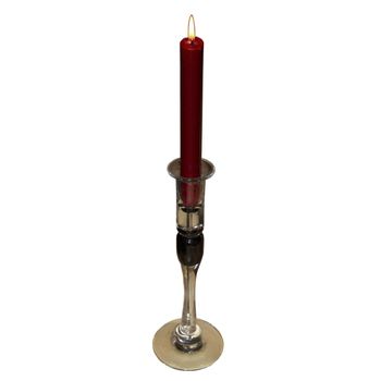 cutout of a burning candle