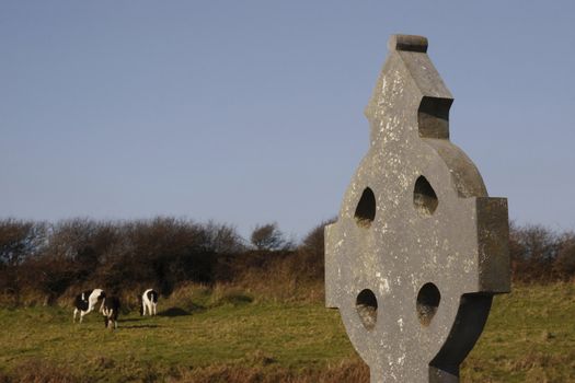 a celtic cross in ireland