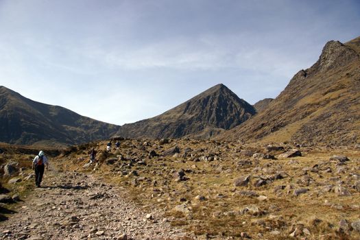 a rocky mountain path in kerry