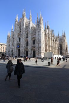 Cathedral of Duomo in Milan, Italy