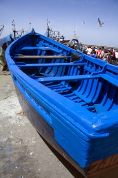 Boats in Essaouira, Morocco