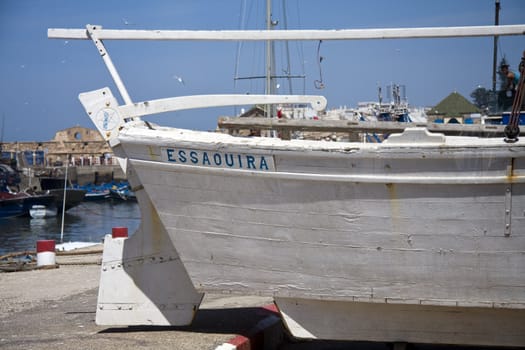 Boats in Essaouira, Morocco