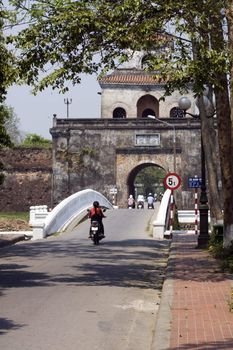 Entrance to the Imperial City, Hue, Vietnam