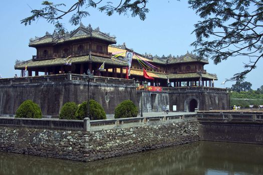 Entrance to the Imperial City, Hue, Vietnam