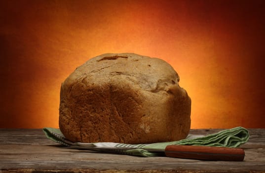 Close up of homemade bread