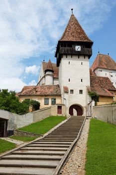 Saxon style fortified church