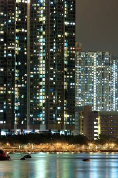 Hong Kong public housing apartment block 