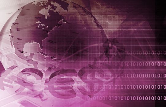 Online Banking Concept Background as a Abstract