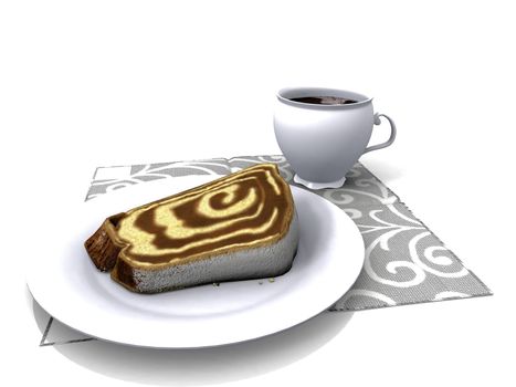 marbled  and coffee to taste
