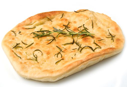 white pizza with fresh rosemary