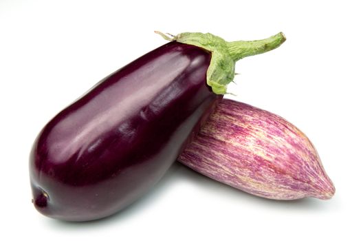 aubergine isolated on white background