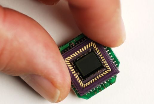 CCD sensor used in digital photography and video cameras