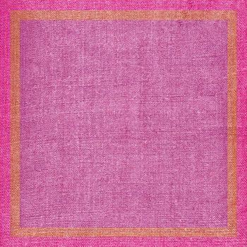 Abstract backgrounds, colour square on a linen canvas