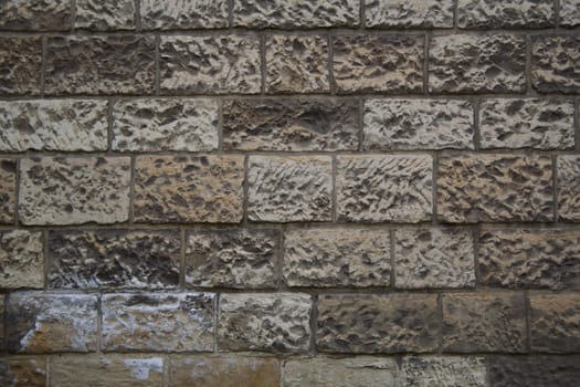 brick masonry rectangle, roads and bridges. Czech Republic Prague