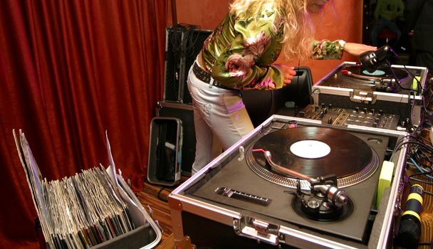 DJ - girl at club