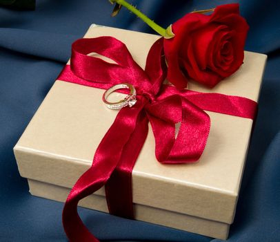 Rose and Gift box