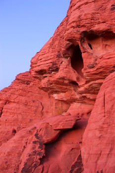 Rock formations at Valley of Fire State Park in Nevada.