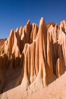 Red tsingy of Diego Suarez, Madagascar