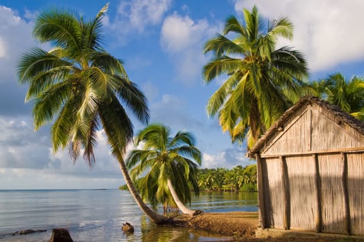 Tropical landscape from Sainte Marie Island, Madagascar